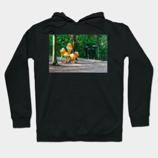 Large wooden mushrooms Hoodie